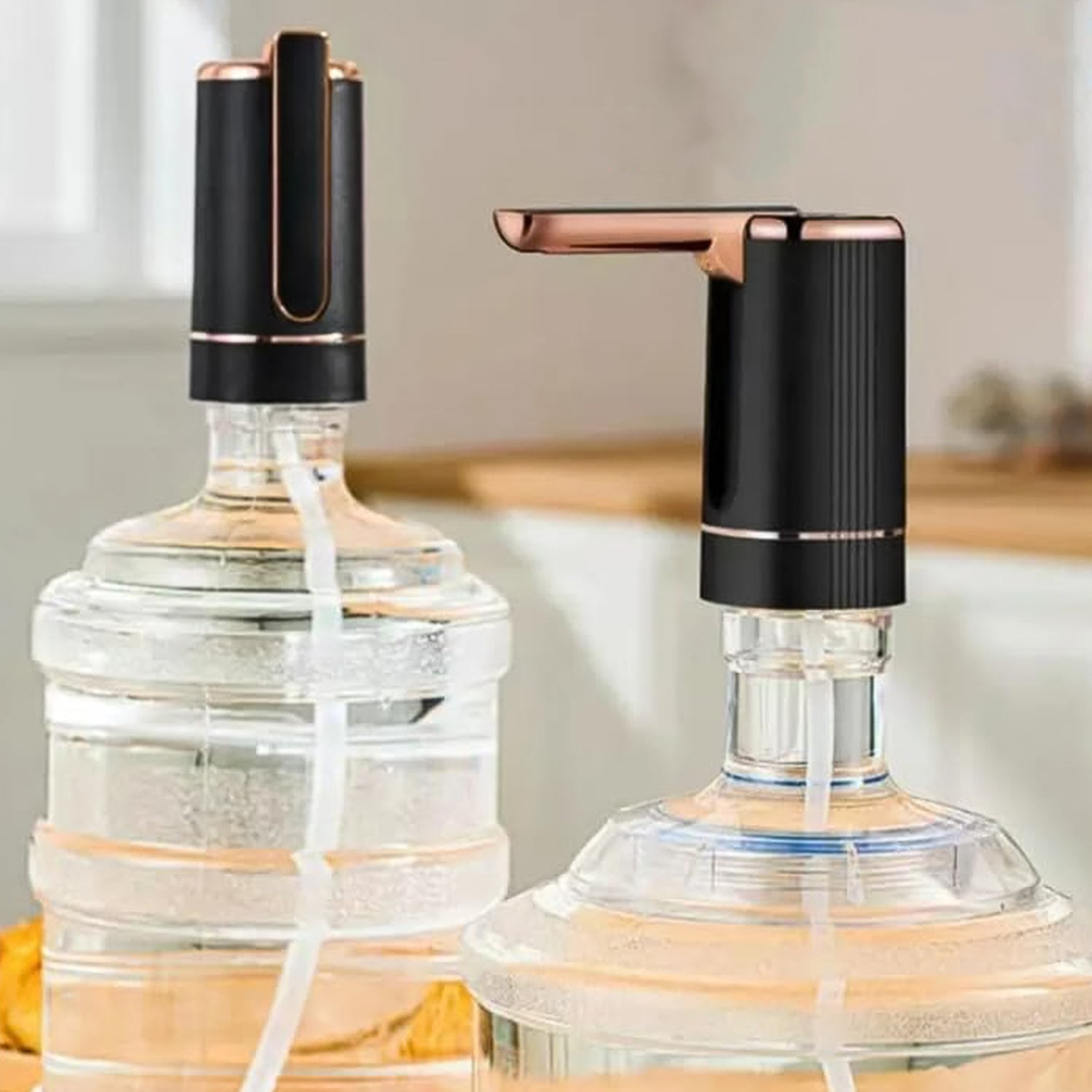 Aquno: USB Rechargeable Automatic Water Dispenser – 1-Touch Pump for 20L Bottles with Timer Function, 1200mAh Battery & Easy Operation for Home, Office & Travel