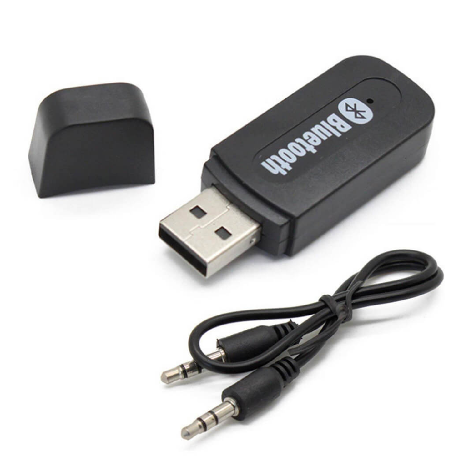 BluSync: Bluetooth Audio Receiver Adapter for Car Head Unit, Wired Speakers & AUX Devices, Wireless 3.5mm AUX Receiver