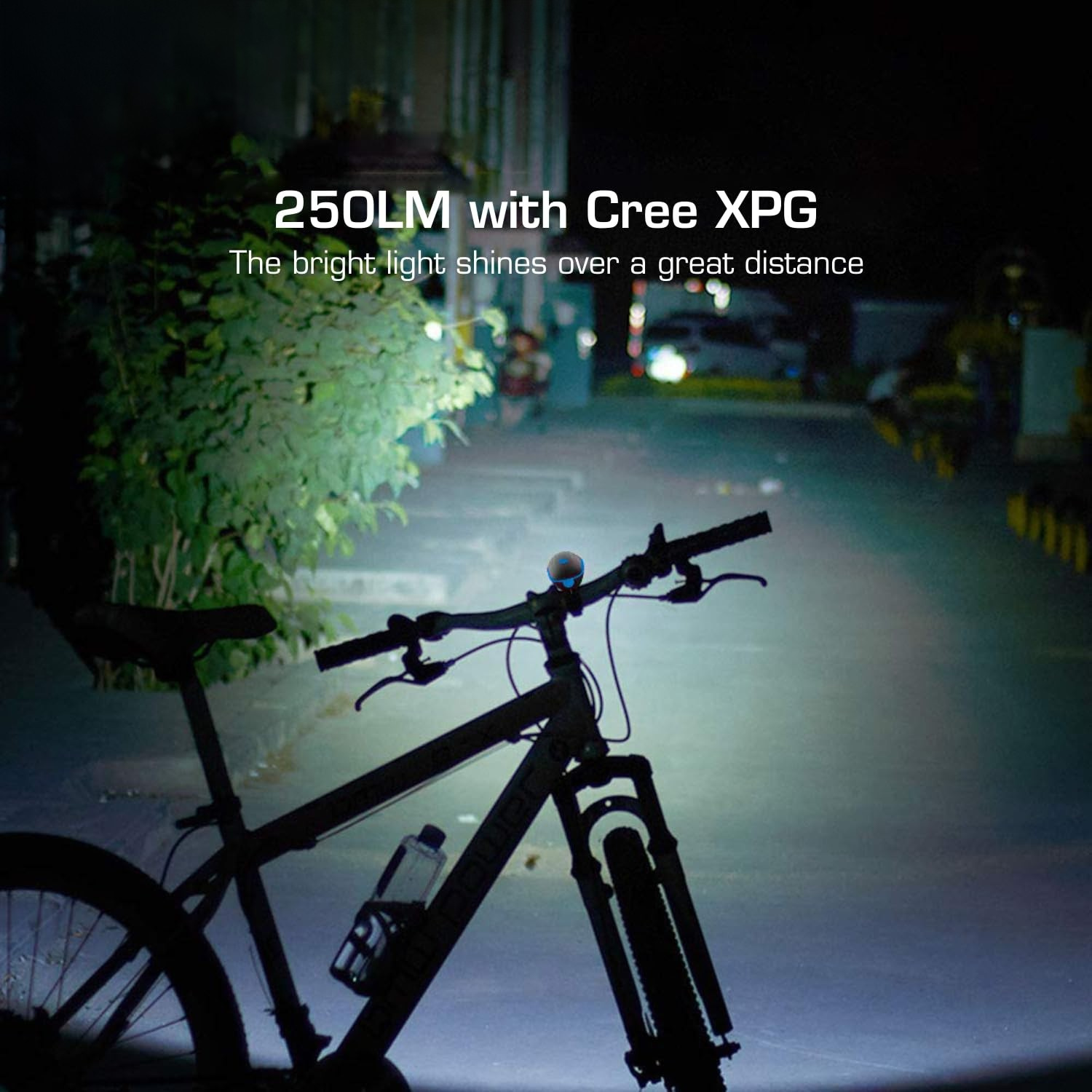 BikeMate: 2-in-1 Rechargeable Bicycle Light with Horn, Waterproof LED Headlamp with 3 Light Modes & 140dB Bike Bell for Night Rides & Cycling Safety